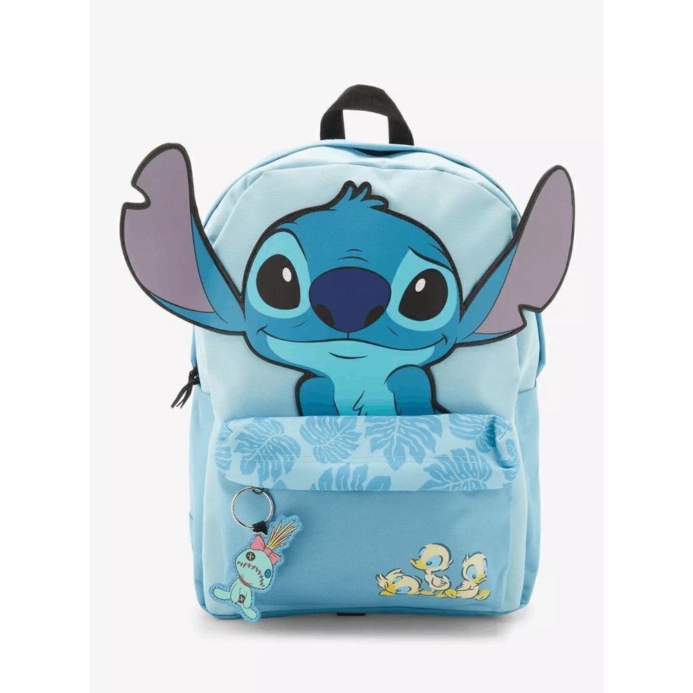 Disney Lilo & Stitch 3D Stitch with Scrump Keyring Backpack